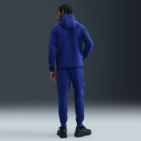Nike Tech Fleece Sportswear Trainingspak Blauw Zwart