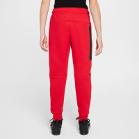 Nike Sportswear Tech Fleece Joggingbroek Kids Rood Zwart