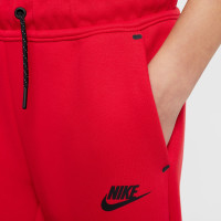 Nike Sportswear Tech Fleece Joggingbroek Kids Rood Zwart