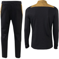 Cruyff Mellite Trainingspak 1/4-Zip Zwart Goud