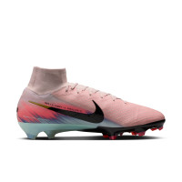 Nike Zoom Mercurial Superfly 10 Elite Gras Football Boots (FG) Pink Blue Turquoise