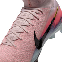 Nike Zoom Mercurial Superfly 10 Elite Gras Football Boots (FG) Pink Blue Turquoise