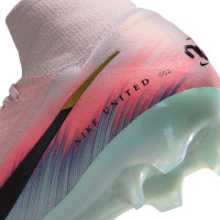 Nike Zoom Mercurial Superfly 10 Elite Gras Football Boots (FG) Pink Blue Turquoise