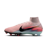 Nike Zoom Mercurial Superfly 10 Elite Gras Football Boots (FG) Pink Blue Turquoise