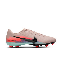 Nike Zoom Mercurial Vapor 16 Academy Gras / Kunstgras Voetbalschoenen (MG) Roze Blauw Turquoise
