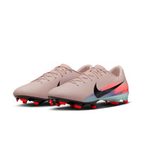Nike Zoom Mercurial Vapor 16 Academy Gras / Kunstgras Voetbalschoenen (MG) Roze Blauw Turquoise