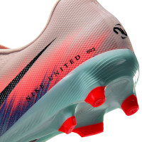 Nike Zoom Mercurial Vapor 16 Academy Gras / Kunstgras Voetbalschoenen (MG) Roze Blauw Turquoise