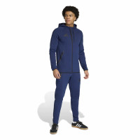 adidas Tiro Travel Joggingpak Full-Zip Donkerblauw