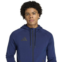 adidas Tiro Travel Sweat Vest Donkerblauw