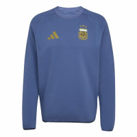 adidas Argentina Tiro Travel Crew Sweater 2026-2028 Blue Gold