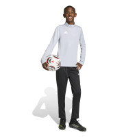 adidas Entrada 26 Tracksuit 1/4-Zip Kids Grey Black
