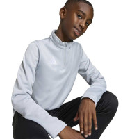 adidas Entrada 26 Tracksuit 1/4-Zip Kids Grey Black