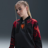 Nike Nederland Hollywood Keepersshirt Lange Mouwen Kids Zwart Oranje