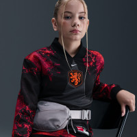 Nike Nederland Hollywood Keepersshirt Lange Mouwen Kids Zwart Oranje