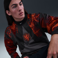 Nike Nederland Hollywood Keepersshirt Lange Mouwen Zwart Oranje