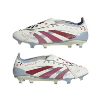 adidas Predator TFG Elite FT Gras Football Boots (FG) Off White Grey Pink Red