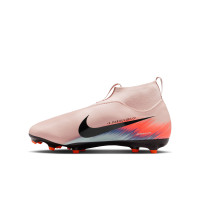 Nike Zoom Mercurial Superfly 10 Academy Grass/Artificial Grass Football Boots (MG) Kids Pink Blue Turquoise