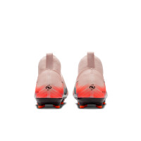 Nike Zoom Mercurial Superfly 10 Academy Grass/Artificial Grass Football Boots (MG) Kids Pink Blue Turquoise