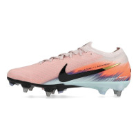 Nike Zoom Mercurial Vapor 16 Elite IJzeren-Nop Voetbalschoenen (SG) Pro Player Roze Blauw Turquoise