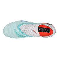 Nike Phantom 6 Low Elite Iron Stud Football Boots (SG) Pro Player Silver Turquoise Orange Blue