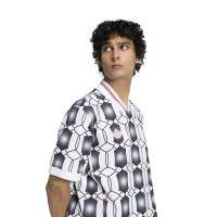 adidas Juventus Lifestyler T-Shirt Wit Zwart Roze