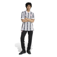 adidas Juventus Lifestyler T-Shirt Wit Zwart Roze