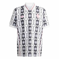 adidas Juventus Lifestyler T-Shirt Wit Zwart Roze