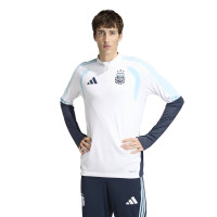 adidas Argentinië Trainingspak 1/4-Zip 2026-2028 Wit Donkerblauw Lichtblauw