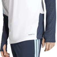 adidas Argentinië Trainingspak 1/4-Zip 2026-2028 Wit Donkerblauw Lichtblauw
