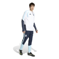 adidas Argentinië Trainingspak 1/4-Zip 2026-2028 Wit Donkerblauw Lichtblauw