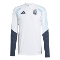 adidas Argentinië Trainingspak 1/4-Zip 2026-2028 Wit Donkerblauw Lichtblauw
