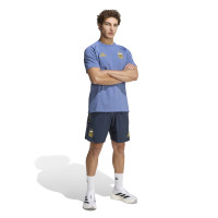 adidas Argentina Tiro Travel Short 2026-2028 Dark Blue Gold