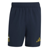 adidas Argentina Tiro Travel Short 2026-2028 Dark Blue Gold