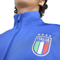 adidas Italy DNA Tracksuit Full-Zip 2026-2028 Blue Gold