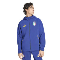 adidas Italy Tiro Travel Tracksuit Full-Zip 2026-2028 Blue Gold
