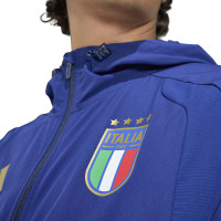 adidas Italy Tiro Travel Tracksuit Full-Zip 2026-2028 Blue Gold