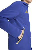 adidas Italy Tiro Travel Tracksuit Full-Zip 2026-2028 Blue Gold