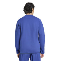 adidas Italy Tiro Travel Crew Tracksuit 2026-2028 Blue Gold