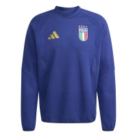 adidas Italy Tiro Travel Crew Tracksuit 2026-2028 Blue Gold