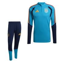 adidas Spanje Trainingspak 1/4-Zip 2026-2028 Blauw