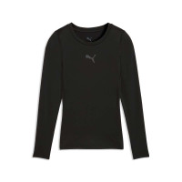 Sous-maillot PUMA TeamLiga26 à manches longues pour enfants, noir