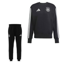 adidas Duitsland DNA Crew Trainingspak 2026-2028 Zwart Wit
