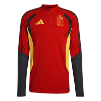 adidas België Trainingspak 1/4-Zip 2026-2028 Kids Rood Zwart Geel