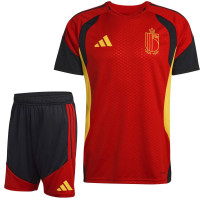 adidas België Trainingsset 2026-2028 Rood Zwart Geel