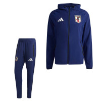 adidas Japan Tiro Travel Tracksuit Full-Zip 2026-2028 Dark Blue White