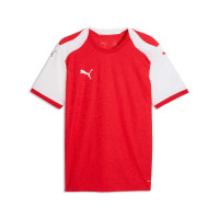 PUMA TeamFinal26 Knit Football Shirt Red White
