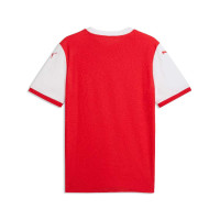 PUMA TeamFinal26 Knit Football Shirt Red White