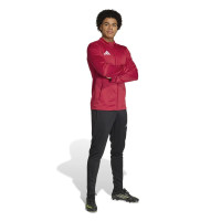 adidas Entrada 26 Full-Zip Tracksuit Red Black