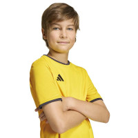 adidas Entrada 26 Kids Football Shirt Yellow Black