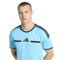 adidas REF 26 Short Sleeve Referee Shirt Blue Black